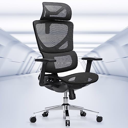 Odinlake Ergonomic Office Chair Mesh Seat Depth Adjustable Home