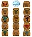 Xixi Sexy Womens 12 Pack Grab Bag Cotton Spandex Thong Briefs, Colors May Vary