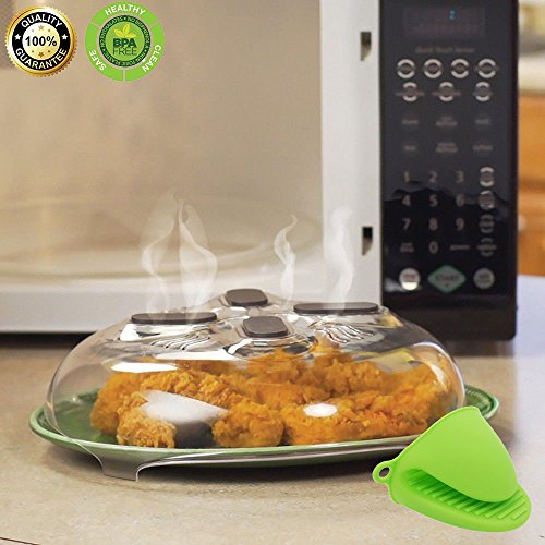 Microwave Food Cover Plate Cover with Lids Microwave Food Guard Hover Cover Splatter
