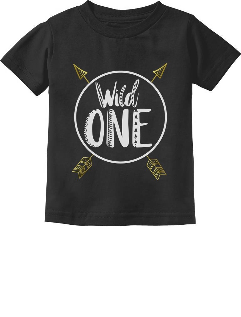 Wild One Baby Girls 1st Birthday Gifts One Year Old Infant T Shirt 7424