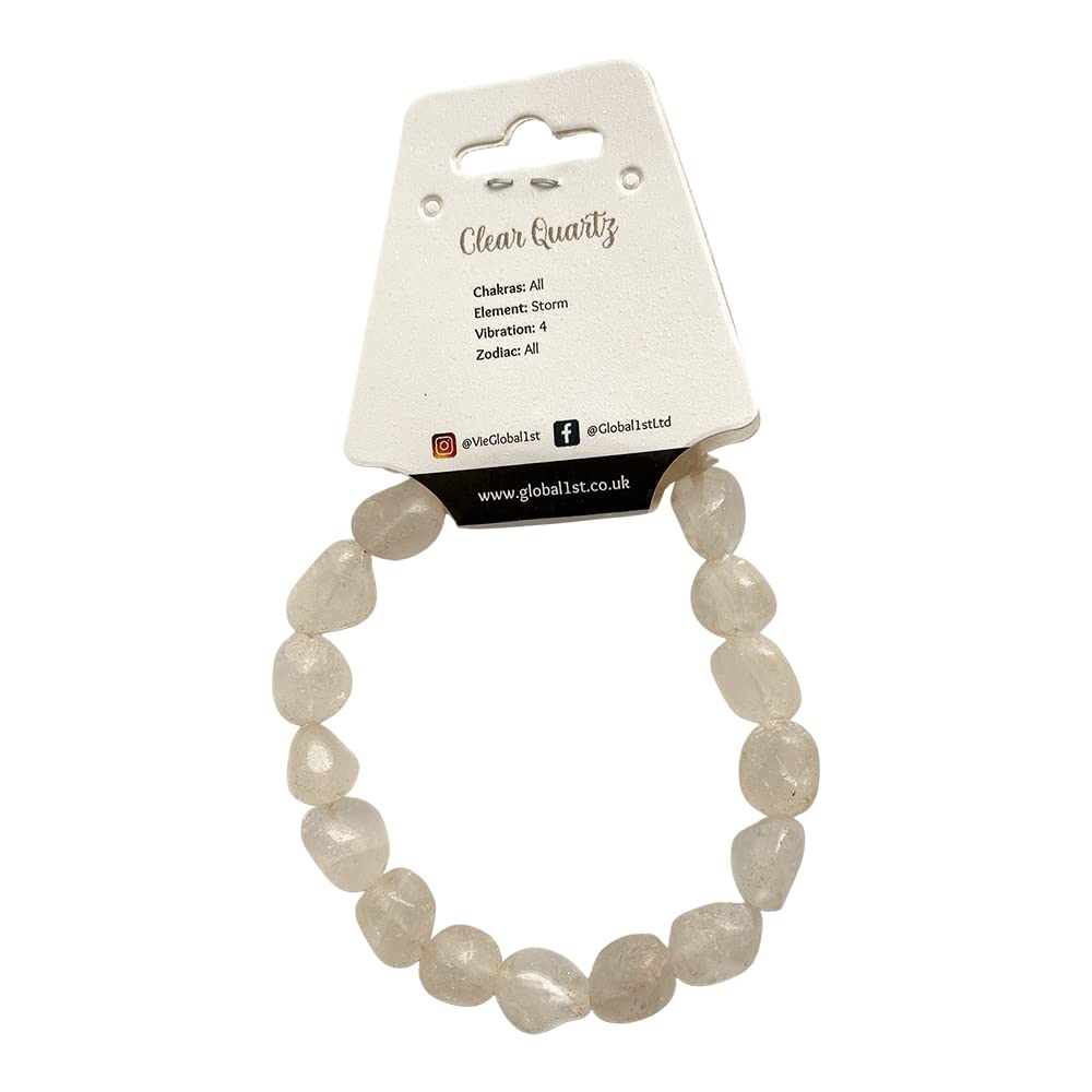 VIE Tumbled Bracelet (Clear Quartz)