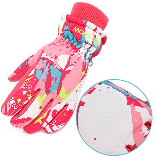 image for Ski Gloves,RunRRIn Winter Warmest Waterproof and Breathable Snow Glove