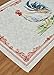 Maison d' Hermine Placemats Set of 2 100% Cotton Washable Cloth Place Mats, Reusable Table Mats for Kitchen Dining Decoration, Party, Wedding, Restaurant Spring/Summer (Campagne, 13