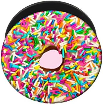 Smart Phone Expanding Stand and Grip - Cell Phone accessories (Galaxy S7, S7 Edge, iPhone SE / 6 / 6+ /6S / 7 /7+) and tablet devices (Amazon Fire, iPad / IPad Mini (loaded sprinkled donut)
