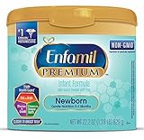 Enfamil PREMIUM Newborn Non-GMO Infant Formula - Reusable Powder Tub, 22.2 oz