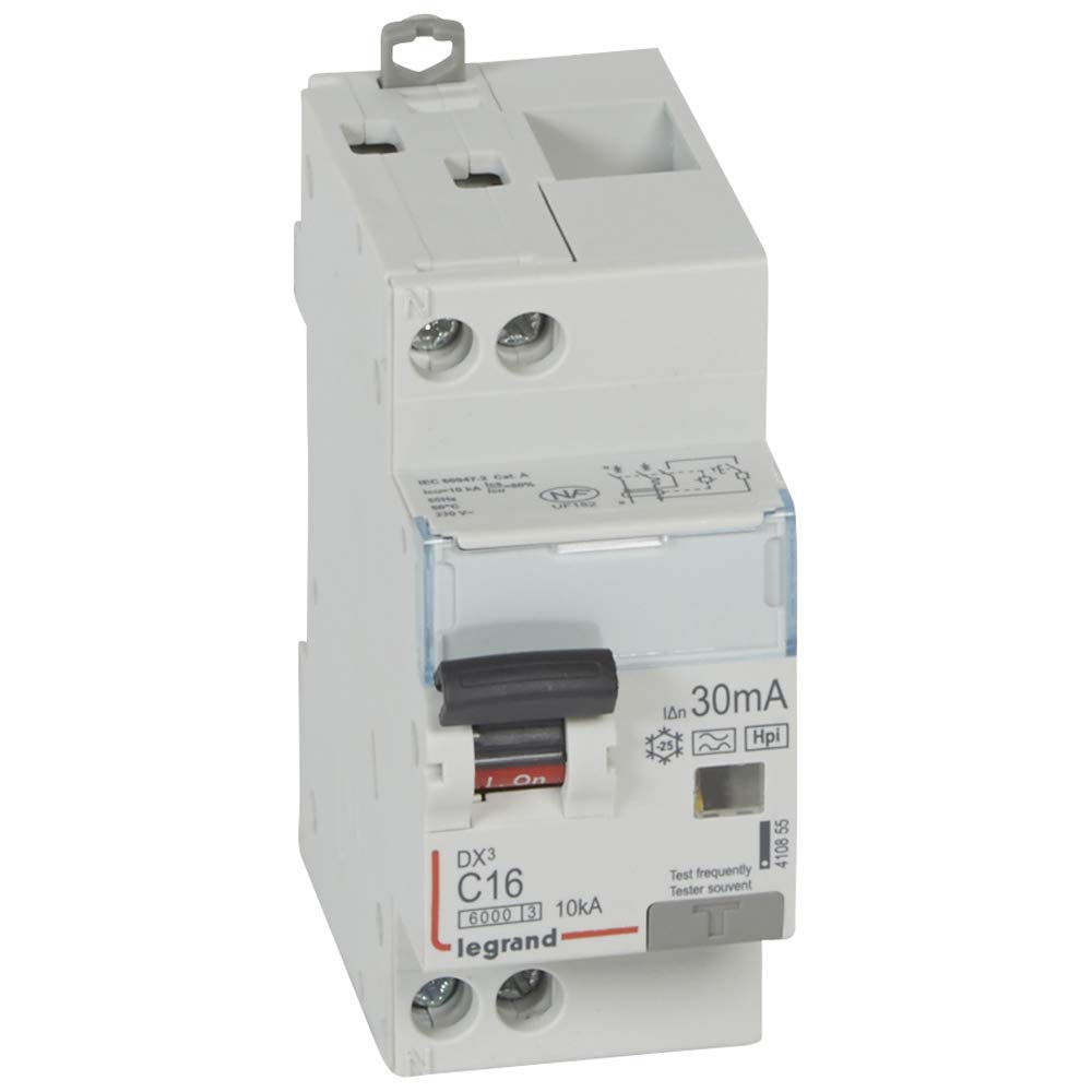 Legrand prot.dx3 Tertiary – Magnetothermic Differential DX3 Poles + Neutral 30ma C16