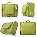 Heavy Duty Waterproof Hanging Toiletry Bag - Travel Cosmetic Makeup Bag for Women & Shaving Kit Organizer Bag for Men - Large Size: 10.2 x 4.5 x 8.5 Inch