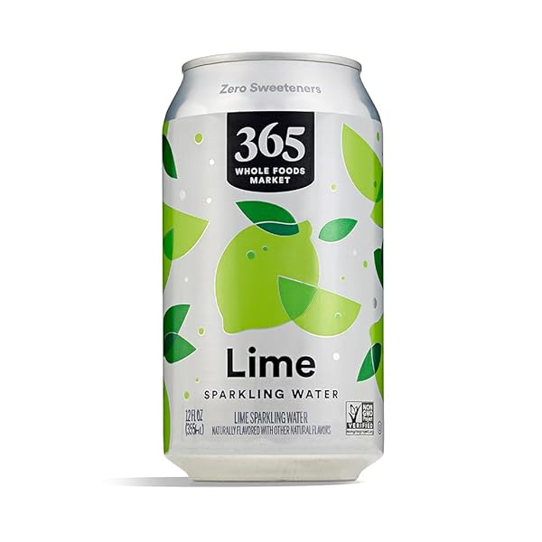 365 BY WHOLE FOODS MARKET, LIME SPARKLING WATER,...