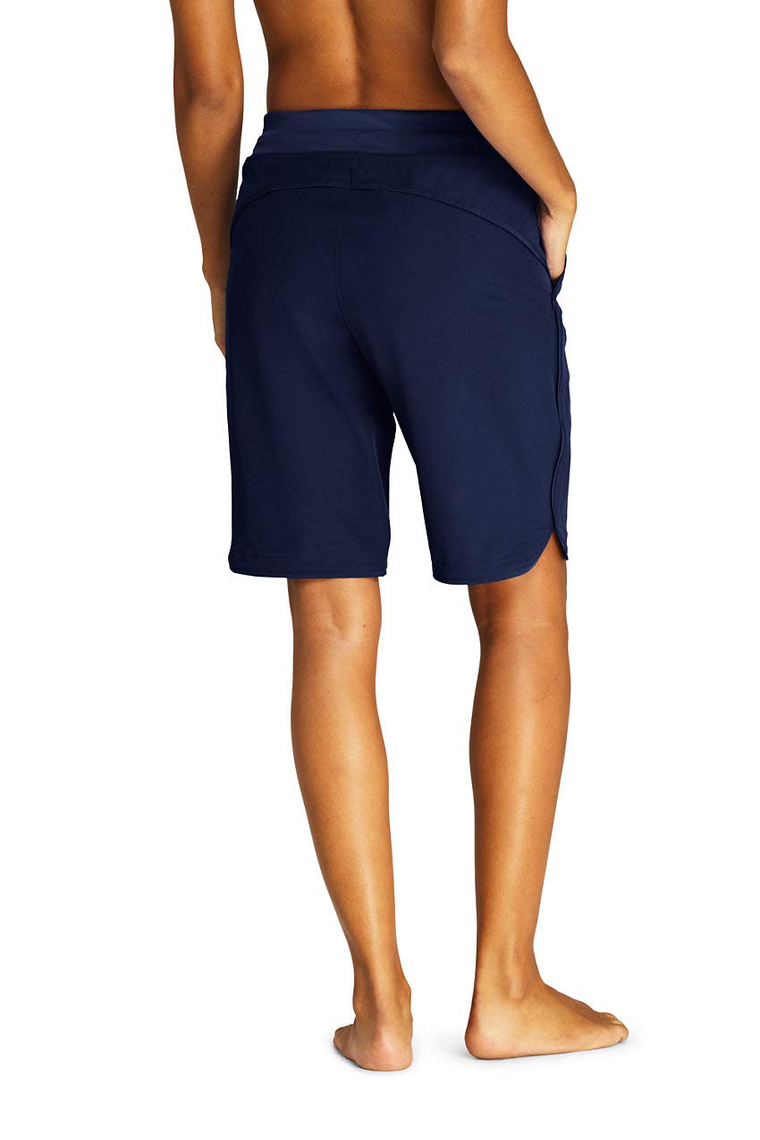 Lands' End Women's Comfort Waist 9" Swim Shorts with Panty Beachwear