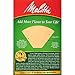 Melitta #4 Cone Coffee Filters, Natural Brown, 100 Count