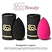 360 Beauty Sponge Blender Cosmetic Foundation DURABLE flawless brush complexion makeup sponge tool + mini blending sponge OPTIMIZED Latex-Free and Vegan for cream powder liquid application