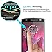 LK 3 Pack Screen Protector Compatible for Moto Z2 Force Tempered Glass Full Cover 9H Hardness, Case Friendly - Black