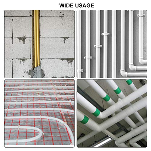 TOOLTOO 50 inch Fish Tape Electrical Wire Threader Pulling Wireman Cable Running Pull Wire Piercing Device for Electrical Wiring
