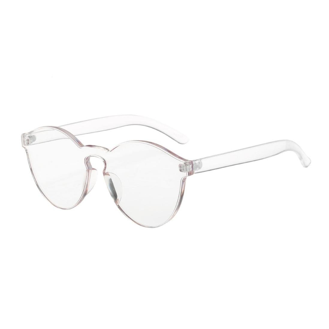 white fashion glasses
