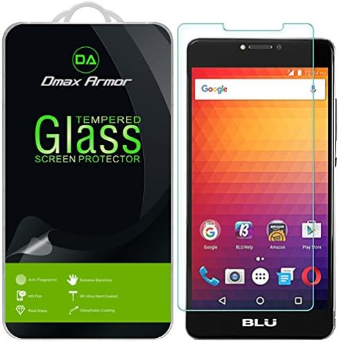 [2-Pack] Dmax Armor for BLU R1 Plus [Tempered Glass] Screen Protector