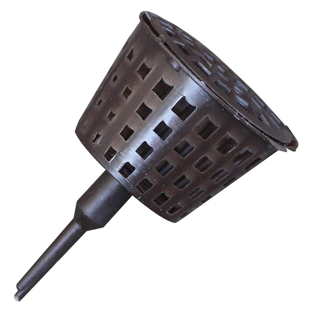 ANCLLO 100PCS Fertilizer Mesh Baskets Garden Nursery Pots Portable Aquarium with Lid Planting Nutrition Cups for Succulent Orchid Bonsai