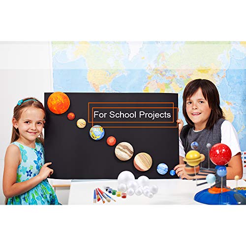 image for Pllieay 88 Pieces 6 Sizes White Foam Balls Styrofoam Balls Craft Decor