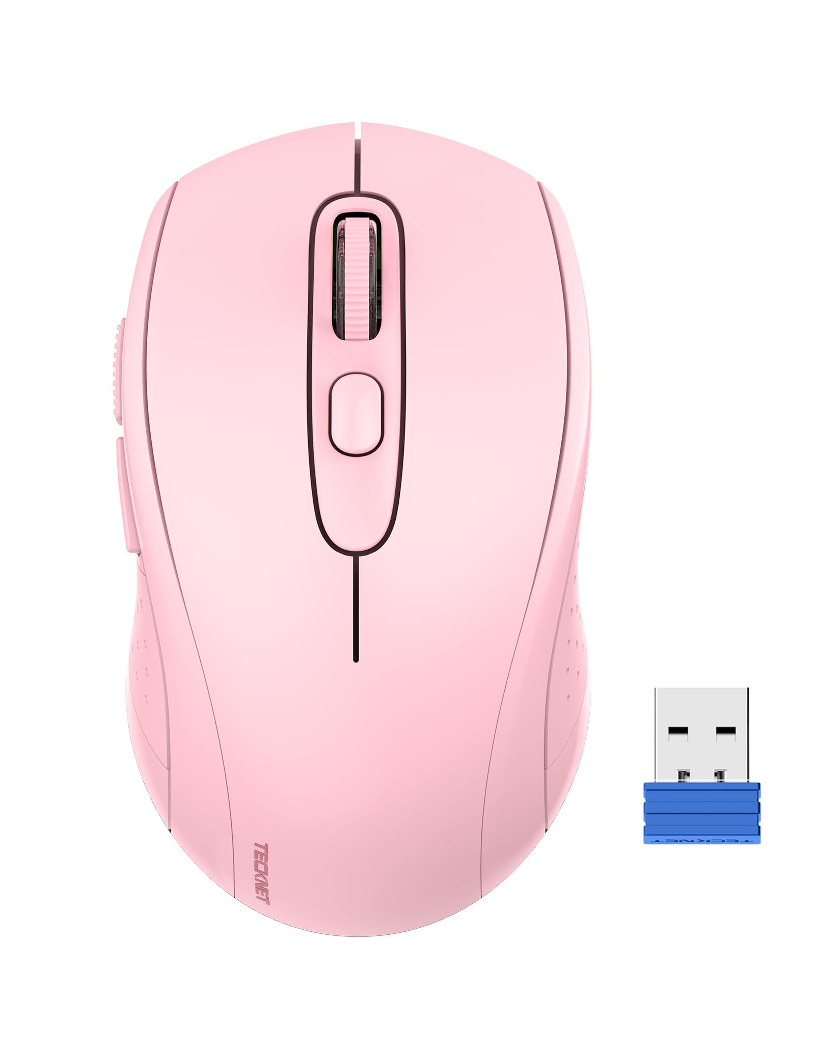 Photo 1 of TECKNET Wireless Mouse for Laptop, 2.4G Wireless Computer Mouse, 5-Level Adjustable 4800 DPI, Silent Mouse with Receiver & 6 Buttons, 18 Months Battery Life, USB Portable Mouse for Mac, Chromebook