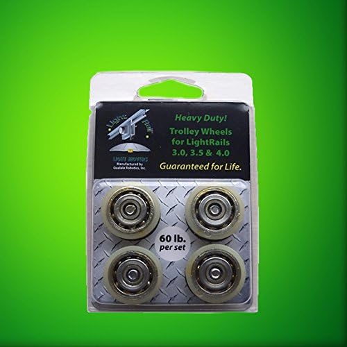 LightRail Light Mover 3 3.5 4 Extreme Duty Trolley Wheels Kit