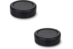 Rear Lens Cap & Body Cap Cover for Canon RF Mount Mirrorless Camera EOS R50 R10 R8 R7 R6 Mark II R6 R5C R5 R3 R RP Replace RF