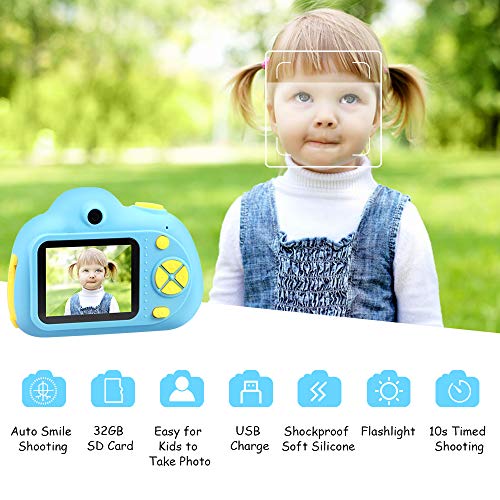 LIKNEG Kids Digital Camera Toys for 3 4 5 Year Old Boys Christmas Birthday Gifts for Boys Age
