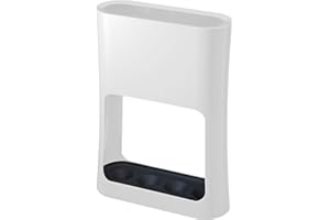 Yamazaki Home Oval Oval Umbrella Stand - Holder for Umbrellas & Walking Canes - Abs Plastic - Holds Up to 4 Umbrellas