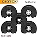 (5 PACK) Segmented Circular Cut Oscillating Multi Tool Saw Blades for Fein Multimaster Bosch Craftsman Dremel Multi-max Ridgid Chicago