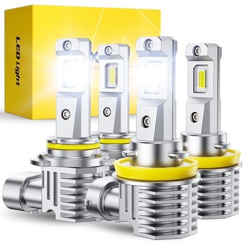 AUXITO H11 9005 LED Bulbs 900% Brighter