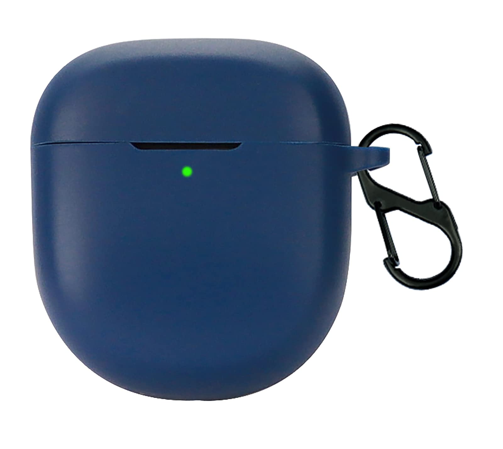 GIOPUEY Cilicone Case Compatible with Bose QuietComfort Earbuds II/Ultra 2023, Ultra-thin soft Cover, Slim-Fit,Anti-Fall,Not Easy to Dirty - Navy blue