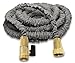 TITAN Heavy Duty Expanding 75ft Garden Water Hose Leak Resistant Solid Brass Connectors Super Strong and Durable Double Layer Latex Core Design Expandable Flexible