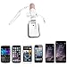 Mini Selfie Stick Extendable Monopod With Mirror For IPhone 6s 6 Plus 5s 5 Android Samsung Galaxy S7 Edge/S4 Smart Phones(Pink)