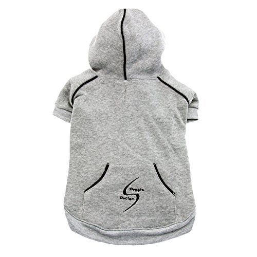 Doggie Design Sport Hoodie - Glacier Gray, XXXL