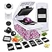 Mandoline Slicer Vegetable Chopper, Godmorn ALL IN 1 Professional Veggie Food Dicer Cutter Grater Julienne, Fruit Onion Potato Chopper Spiralizer, Egg Separator, Juicer, Preparing Salad