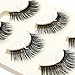 3 Pairs Long Cross False Eyelashes Makeup Natural 3D Fake Thick Black Eye Lashes Icycheer Soft Fake Lash