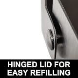 BenkerEsti Smoker Box for BBQ Grill Wood Chips Hinged Lid Charcoal & Gas view 6