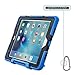 iPad Air 2 Case, iPad Kids Case, Aceguarder Shockproof Scratchproof Drop Resistance Super Protection Cover Case iPad Air 2 Tablet (Blue-Black)