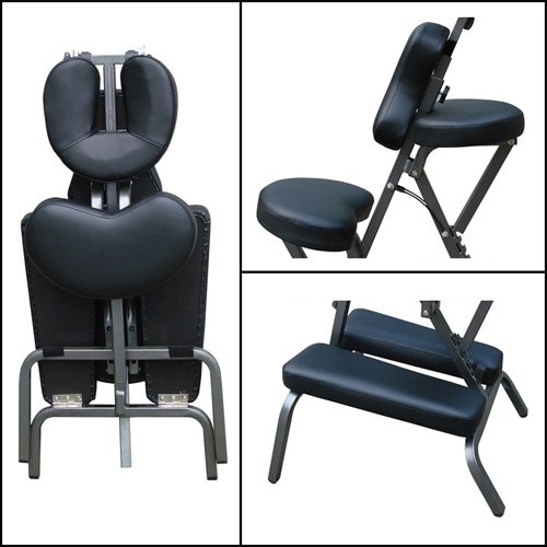 Ataraxia Deluxe Portable Folding Massage Chair w/Carry Case & Strap