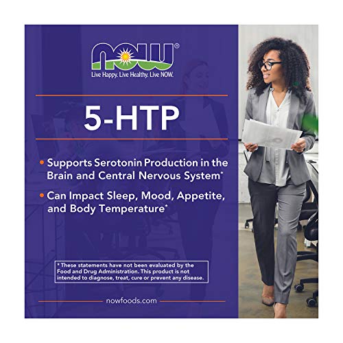 NOW Supplements, 5-HTP (5-hydroxytryptophan) 100 mg, Neurotransmitter Support*, 120 Veg Capsules - Image 5