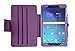 i-unik Compatible Case for Galaxy TAB E 8.0 Tablet Model Slim Folio Cover [w/Stylus] (Purple)