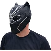 Trippy Lights Superhero Panther Mask Halloween Soft Latex Overhead Helmet Mask