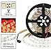 SUPERNIGHT Red LED Strip Lights Waterproof, 16.4ft 300leds Rope Lighting, Flexible Tape for TV, Boat, Vehicles, Cars, Dome, Room