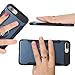 TechVibe iPhone 7 Plus Case, Slim Drop Protection Cover, Ring Grip Holder Stand, Back Magnetic Circle With Air Vent Magnetic Car Vent Mount For iPhone 7 Plus (5.5 inch) -Metallic Blue