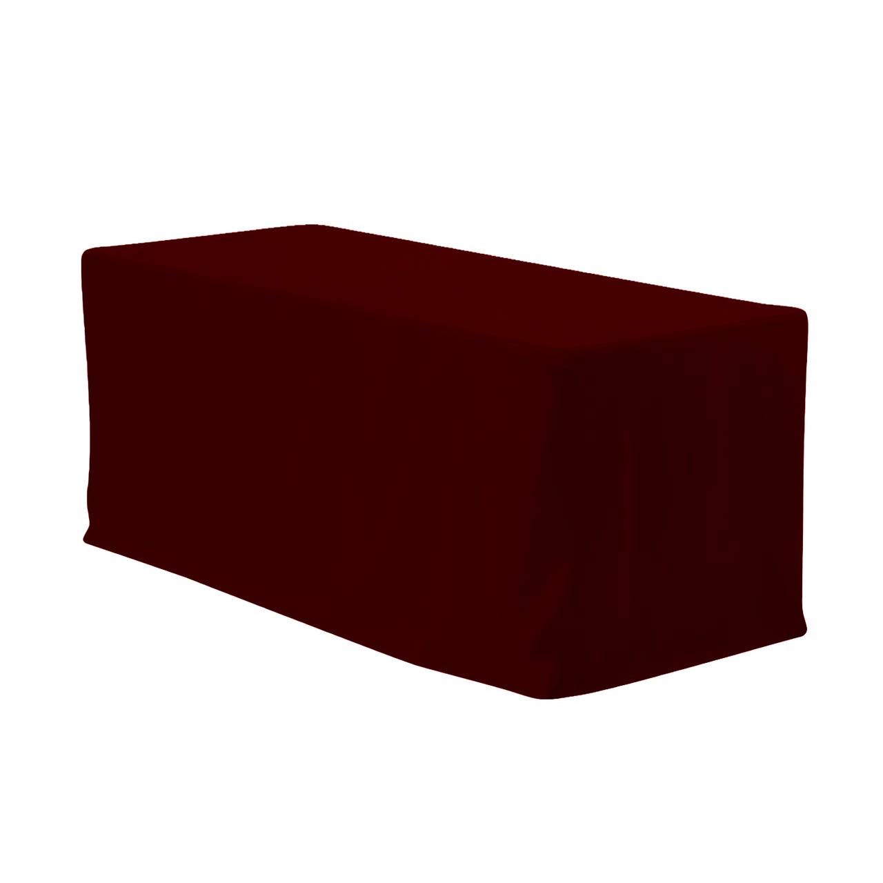 Best 5ft table cloth burgundy vinyl