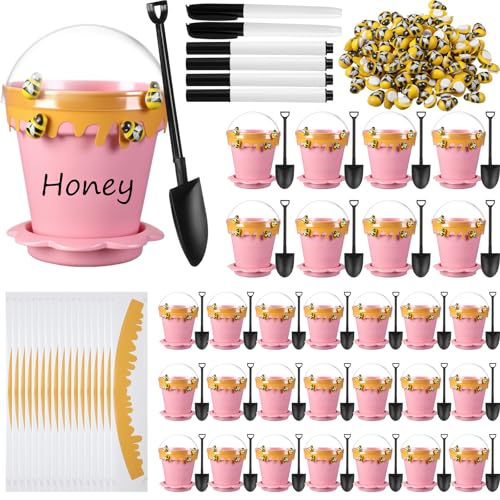 Jingmore Bee Honey Jar Party Favors 30 Sets