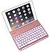 Favormates Keyboard Case for iPad 2018 (6th Gen) - iPad 2017 (5th Gen) -iPad Air 1 - Thin & Light - Aluminum Alloy - Wireless/BT - Backlit 7 Color - iPad Case with Keyboard (only for 9.7 inch iPad)