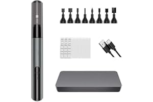 DSPIAE PRO Professional Electric Sander with 8 Sanding Bits and 7 Grit Sizes for Precision Smoothing and Hobbyist Use