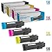 LD Compatible Xerox Phaser 6510/WorkCentre 6515 Set of 4 High-Yield Toner Cartridges: 106R03480 Black, 106R03477 Cyan, 106R03478 Magenta & 106R03479 Yellow