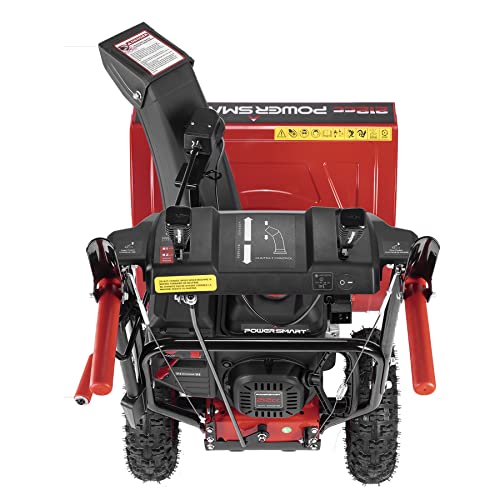 PowerSmart Snow Blower Gas Powered 26 in. 4Stroke 212cc Engine with Electric Start, LED