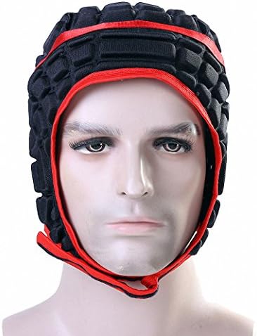 DrecratART Soft Goalkeeper Sports Head Protective Helmet for Football, Trainning, Soccer, Rugby, Skating