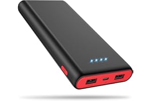 Portable Charger Power Bank 25,800mAh, 5V/3A USB C in&Out Fast Phone Charging with Intelligent Smart IC,3 USB Port External C